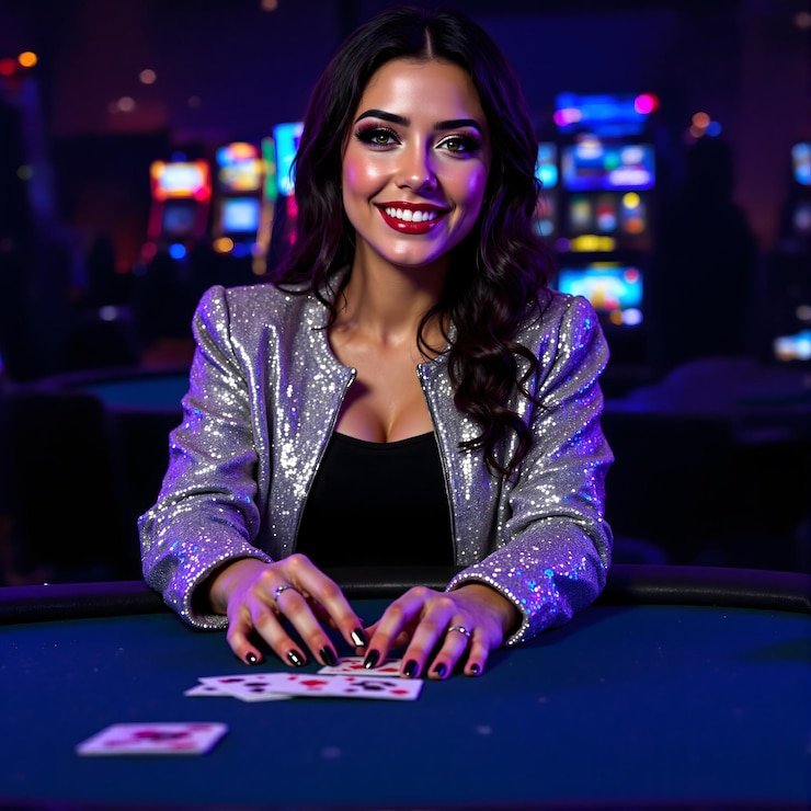 Antarmuka aplikasi orbit4d menampilkan layar login dan menu utama dengan akses ke permainan kasino live dealer